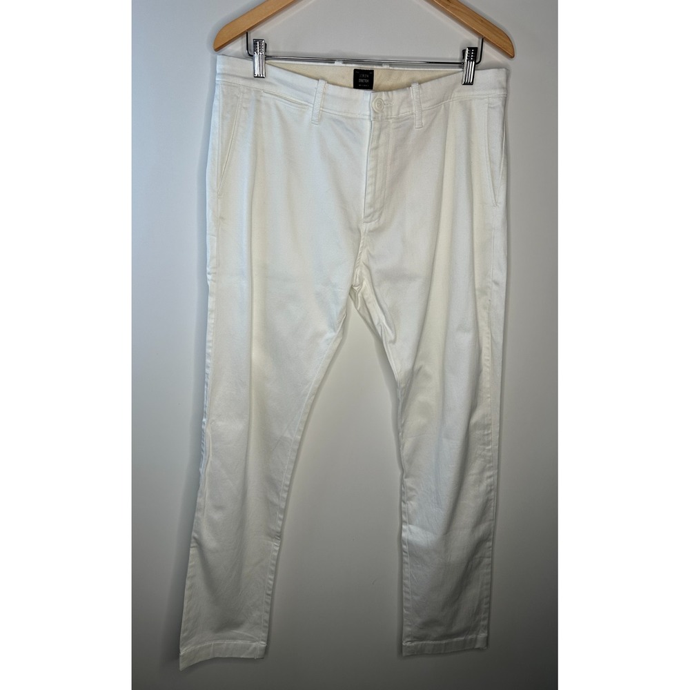 J.Crew 484 Slim-Fit Stretch Chino Pants White Men's Size 34 x 34 Casual Business - Picture 13 of 13
